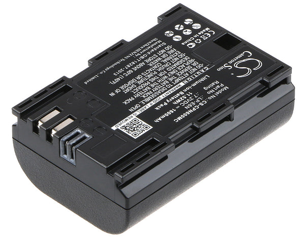 Battery for Canon EOS 5D Mark II EOS 5D Mark III EOS 5D Mark IV EOS 5DS EOS 5DS R EOS 60D EOS 60Da EOS 6D EOS 70D EOS 7D EOS 7D Mark II LP-E6N