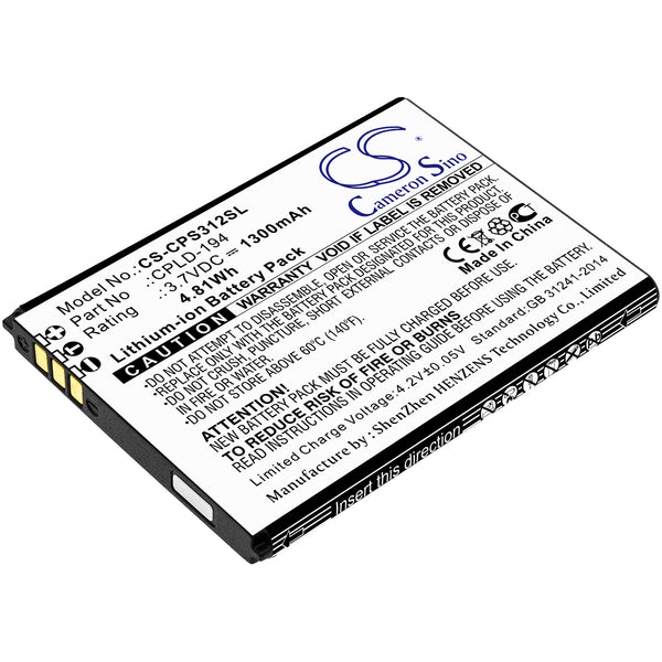 Battery for Coolpad 3312A Snap CPLD-194