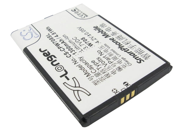 Battery for Coolpad W708 W708