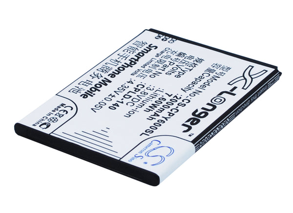 Battery for Coolpad 5316 8713 Y60-W CPLD-140