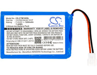 Battery for CTMS Eurodetector 1ICP62/34/48 1S1P