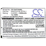 Battery for Datalogic Axist DL-Axist 3H21-00000491 94ACC0128 94ACC0129 BTDL1