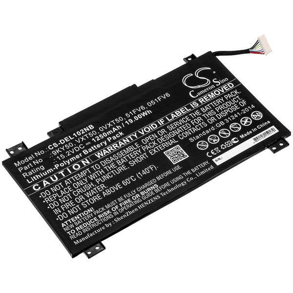 Battery for DELL Latitude 10 STE2 051FV6 0VXT50 51FV6 9KY50 VXT50