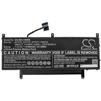 Battery for DELL Latitude 15 9510 JFJ03 Latitude 15 9510 AL9510 08NFC7 2ICP4/60/80-2 HYMNG N2NLL N7HT0 N7HTO NTHT0 YMX3G