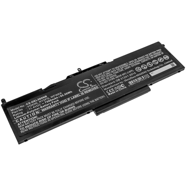 Battery for DELL Latitude 5580 Latitude 5591 Precision 15 3520 Precision 3520 Precision 3530 NY5PG VG93N WFWKK