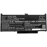 Battery for DELL Latitude 13 5300 2-in-1 N014L5300-D1706FCN Latitude 13 7300(N052L7300-D17 N078L7400-D1716FCN Latitude 13 7300(N001L7300-D15 N001L5300-D1306CN Latitude 7400 05VC2M MXV9V