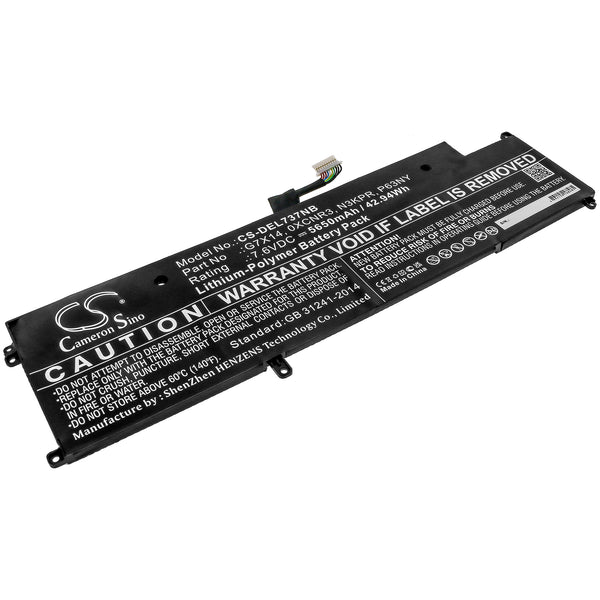 Battery for DELL Latitude 13 7370 Latitude 7370 Latitude E7370 0XCNR3 G7X14 N3KPR P63NY