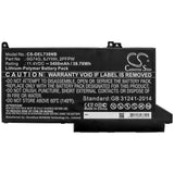 Battery for DELL Latitude 12 7480 N013L7280-D1606CN Latitude 12 7280 Latitude 12 7300 0G74G 2PFPW 8JYHH