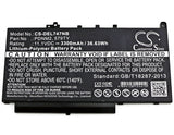 Battery for DELL Latitude E7270 Latitude E7470 021X15 0579TY 0F1KTM 0PDNM2 21X15 579TY 7CJRC F1KTM PDNM2