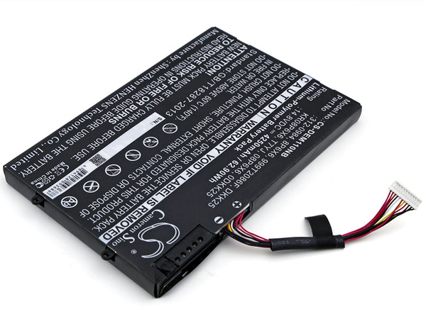 Battery for DELL Alienware P06T001 Alienware P06T002 Alienware P06T003 Alienware P18G Alienware P18G001 Alienware P18G002 08P6X6 0DKK25 0PT6V8 0T7YJR 312-0984 8P6X6 999T2086F DKK25 KR08P6X6 PT6V8 T7YJ