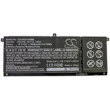 Battery for DELL Inspiron 13 7306 2-in-1 Inspiron 14 5401 Inspiron 15 5501 Inspiron 15 5502 Inspiron 15 7506 2-in-1 P97F Latitude 15 3510 9077G H5CKD TXD0