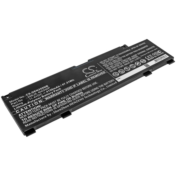 Battery for DELL Ins 15PR-1645W Ins 15PR-1742W Ins 14-5490-D1605L Ins 14-5490-D1525S Ins 15PR-1762BL Ins 15PR-1768BR Ins 15PR-1762BR G3 3590 Ins 15PR-1648BR Ins 14-5490-D1625L 266J9 M4GWP