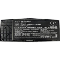 Battery for DELL Alienware M17x R3 Alienware M17x R3-3D Alienware M17x R4 BTYVOY1