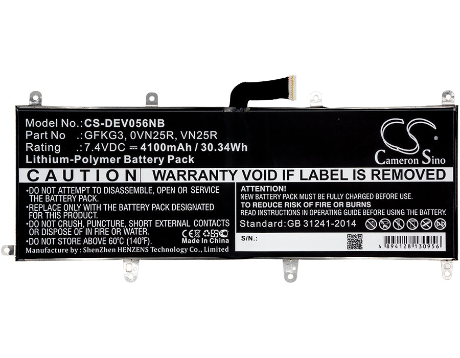 Battery for DELL Venue 10 Pro Venue 10 Pro 5056 0VN25R GFKG3 VN25R ...
