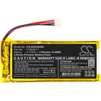 Battery for XDUOO X3 Mark II YT653071