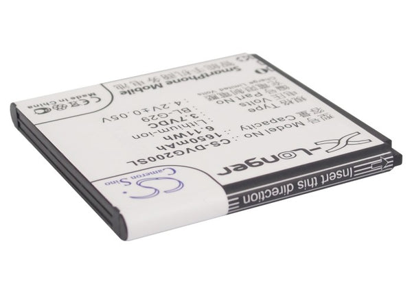 Battery for DOOV D200T D210T IEva D2 BL-G29