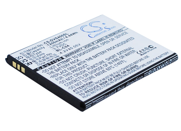 Battery for DOOV D500 iSuper S1 iSuper S1K S1 S1K BL-C04