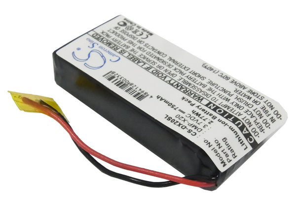 Battery for Gateway DMP-X20 MP3 player DMP-X20