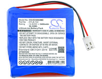 Battery for Biocare ECG-6010 ECG-6020 HYLB-722