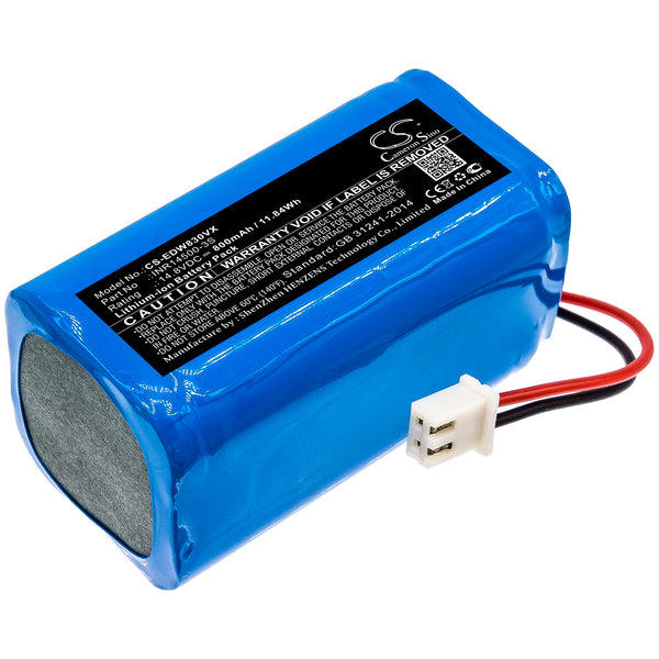 Battery for Ecovacs W830 W830-RD W830S W836 W850 W855 W930 W950 INR14500-3S