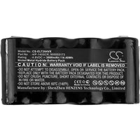Battery for Electrolux Spirit Wet and Dry ZB264x 4/P-140SCR 900055173