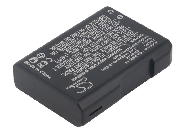 Battery for NIKON Coolpix P7000 Coolpix P7100 Coolpix P7700 Coolpix P7800 D3100 D3100 DSLR D3200 D3200 DSLR D3300 D5100 D5100 DSLR D5200 D5300 D5500 DF EN-EL14
