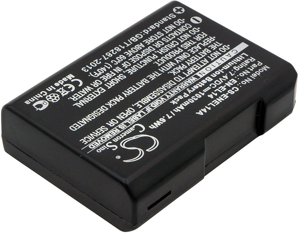 Battery for NIKON Coolpix P7000 Coolpix P7100 Coolpix P7700 Coolpix P7800 D3100 D3100 DSLR D3200 D3200 DSLR D3300 D5100 D5100 DSLR D5200 D5300 D5500 DSLR D3100 DSLR D3200 DSLR D3300 DSLR D5100 EN-EL14