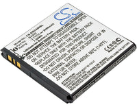 Battery for Sony Ericsson C5503 C550X Dogo M36 M36h M36i SO-04E Xperia A Xperia ZR Xperia ZR LTE BA950