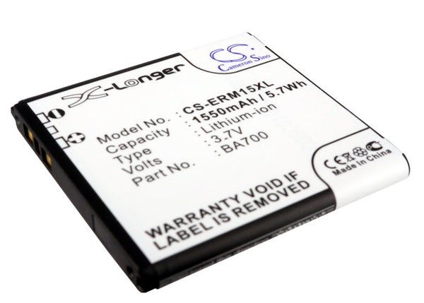 Battery for Sony Ericsson Halon Xperia ST21 C1605 Xperia Ray C1604 Xperia Pro C1505 BA700