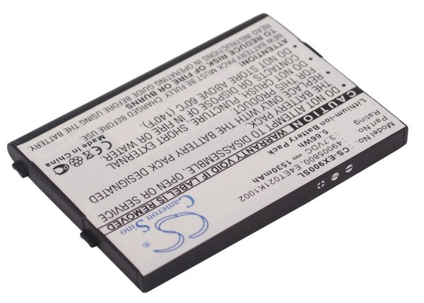 Battery for E-TEN glofiish DX900 glofiish V900 glofiish X900 49005800 E4ET021K1002