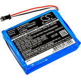Battery for Extech MS6000 MS6000 Oscilloscopes Ms6060 Ms6100 Ms6200 BATT-74V PL707080