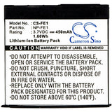 Battery for Sony Cyber-shot DSC-T7 Cyber-shot DSC-T7/B Cyber-shot DSC-T7/S NP-FE1