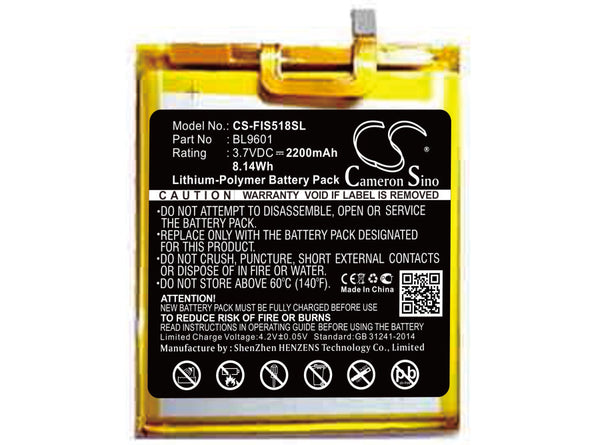 Battery for Fly Cirrus 13 FS518 BL9601