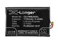 Battery for Falcom Mambo 2 PL983450 1S1P