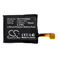 Battery for Fitbit Charge 3 FB409 LSS271621