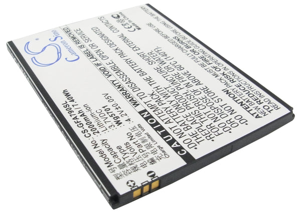 Battery for GFive A79+ G7 G9 WG5701