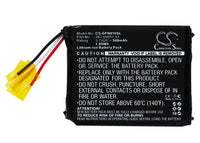 Battery for Garmin forerunner 910XT 361-00057-00 361-00057-01