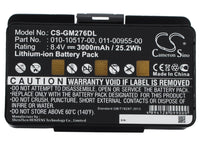 Battery for Garmin 010-00543-00 100054300 3580100054300 EGM478 GPSMAP 276 GPSMAP 276c GPSMAP 296 GPSMAP 376 GPSMAP 376C GPSMAP 378 GPSMAP 478 GPSMAP 495 010-10517-00 010-10517-01 011-00955-00