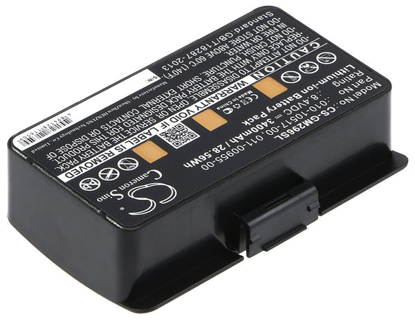 Battery for Garmin 010-00543-00 100054300 3580100054300 EGM478 GPSMAP 276 GPSMAP 276c GPSMAP 296 GPSMAP 376 GPSMAP 376C GPSMAP 378 GPSMAP 396 GPSMAP 478 010-10517-00 010-10517-01 011-00955-00