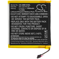 Battery for Garmin Edge 1030 361-00105-00
