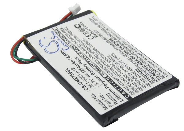 Battery for Garmin Edge 605 Edge 705 361-00019-12