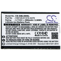 Battery for Gigaset GL590 V30145-K1310-X470