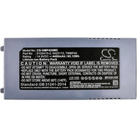 Battery for GE Echographe Logic-E Echographe Logiq I Echographe Vivid E Logiq E Logiq I Ultrasound Machines Vivid e Vivid E Ultrasound 5120410-2 5422172 M2836 M2836NO TWBP42