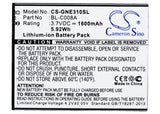Battery for GIONEE E3 E3T BL-C008A