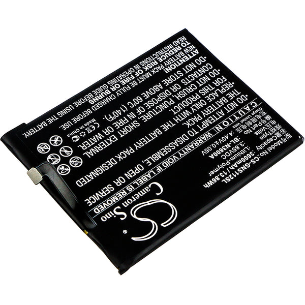 Battery for GIONEE S11s S11s Dual SIM S11s Dual SIM TD-LTE BL-N3600A