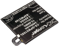 Battery for Google G-2PW2100 G-2PW2100-021-B G-2PW2200 Nexus M1 Nexus M1 Global TD-LTE Pixel XL 35H00263-00M B2PW2100