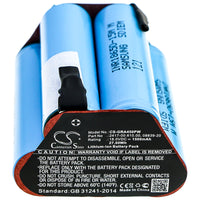 Battery for Gardena 02417-20 Accucut 400Li Accucut 450Li 08839-20 2417-00.610.00