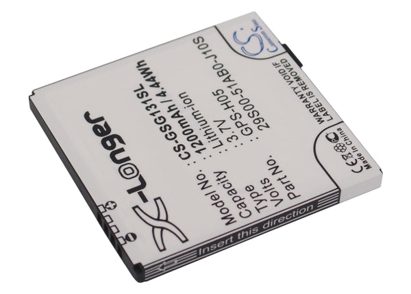 Battery for GSmart G1310 G1315 G1317 G1317D Rola Skate 29S00-51AB0-J10S GPS-H05