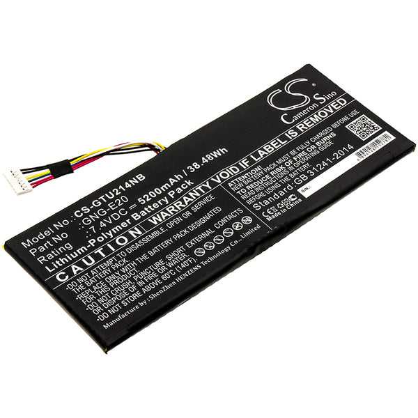 Battery for Getac GA-U2142-2117U U2142 U2142-2117U U2142-i3-3217U U2142-i3-3227U U2142-i5-3317U U2142-i5-3337U GNG-E20