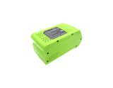 Battery for GreenWorks 20292 20302 20672 21332 24102 24322 25302 2601402 29302 29463 G-MAX 40V 24252 2601102 29282 29302 29462 29472 29662 G-MAX 4 AH Li-Ion